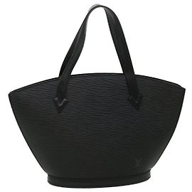 LOUIS VUITTON Epi Saint Jacques Handtasche Schwarz M52272 LV Auth Pt4427 Schwarz