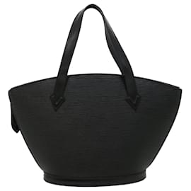 Louis Vuitton-LOUIS VUITTON Epi Saint Jacques Hand Bag Black M52272 LV Auth pt4427-Black