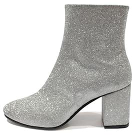 Balenciaga-Ankle Boots-Silvery
