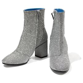 Balenciaga-Ankle Boots-Silvery