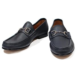 Gucci-Loafers Slip ons-Navy blue