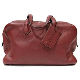 Hermès-Handbags-Dark red