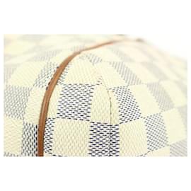 Louis Vuitton-Damier Azur Totally PM Zip Tote Shoulder Bag-Other