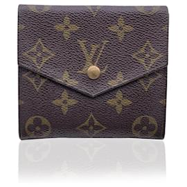 Louis Vuitton-Vintage Monogram Canvas Pocket lined Flap Wallet-Brown