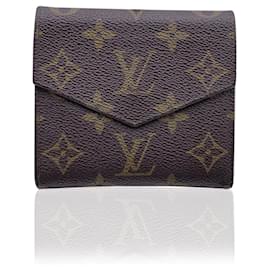 Louis Vuitton-Vintage Monogram Canvas Pocket lined Flap Wallet-Brown