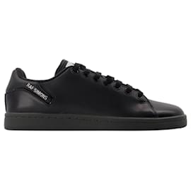 Raf Simons-Orion Sneakers in Black Leather-Black