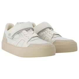 Ami-Sneakers Low-Top ADC in Pelle Bianca/Multi-Altro,Stampa python