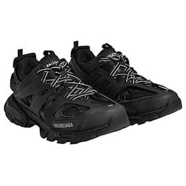 Balenciaga-Track Sneaker in Black-Black