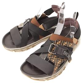 Fendi-Sandals-Brown,Black