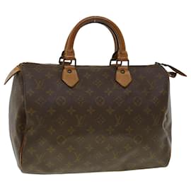 Louis Vuitton-Louis Vuitton Monogram Speedy 30 Hand Bag M41526 LV Auth bs1875-Other