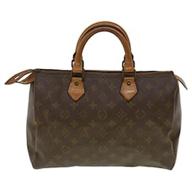 Louis Vuitton-Louis Vuitton Monogram Speedy 30 Hand Bag M41526 LV Auth bs1875-Other