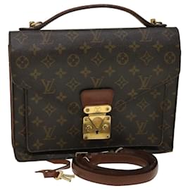 Louis Vuitton-LOUIS VUITTON Monogram Monceau Hand Bag M51185 LV Auth rd2744-Other