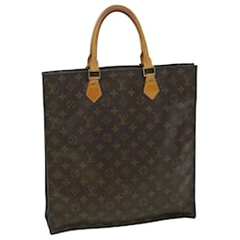 Louis Vuitton-LOUIS VUITTON Monogram Sac Plat Hand Bag M51140 LV Auth nh801-Other