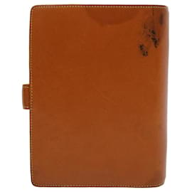 Louis Vuitton-LOUIS VUITTON Nomad Agenda MM Day Planner Cover Brown R20105 LV Auth 31261-Brown