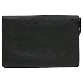 Louis Vuitton-LOUIS VUITTON Epi Serie Dragonne Hand Bag Black M52612 LV Auth bs1917-Black