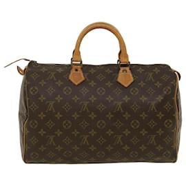 Louis Vuitton-Louis Vuitton Monogram Speedy 35 Hand Bag Vintage M41524 LV Auth tb113-Other