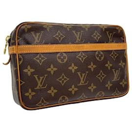 Louis Vuitton-Louis Vuitton Monogram Compiegne 23 Clutch Bag M51847 LV Auth gt2798-Other