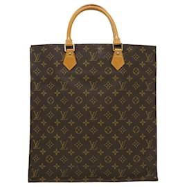 Louis Vuitton-LOUIS VUITTON Monogram Sac Plat Hand Bag M51140 LV Auth pt4507-Other