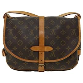 Louis Vuitton-Louis Vuitton Monogram Saumur 30 Shoulder Bag M42256 LV Auth 31264-Other