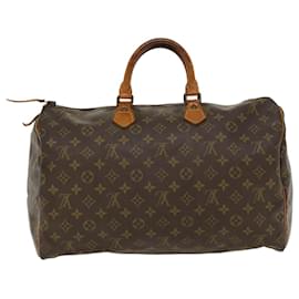 Louis Vuitton-Louis Vuitton Monogram Speedy 35 Hand Bag M41524 LV Auth 31300-Other