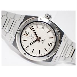 IWC-IWC Ingenieur 40 MM silver Sapphire crystal caseback IW322801 Mens-Silvery