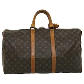 Louis Vuitton-Louis Vuitton Monogram Keepall Bandouliere 50 Boston Bag M41416 LV Auth rh258-Other