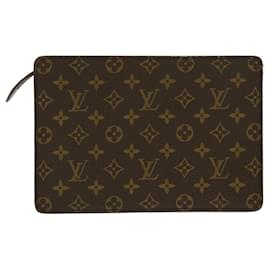 Louis Vuitton-LOUIS VUITTON Monogram Pochette Homme Clutch Bag M51795 LV Auth nh763-Other