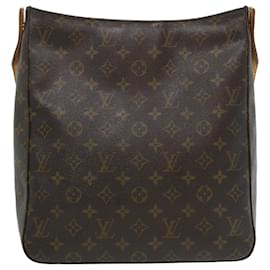 Louis Vuitton-Bolsa de ombro M LOUIS VUITTON Monogram Looping GM51145 LV Auth nh777-Outro