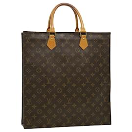 Louis Vuitton-LOUIS VUITTON Monogram Sac Plat Hand Bag M51140 LV Auth rd2749-Other