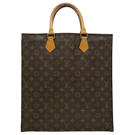 Louis Vuitton-LOUIS VUITTON Monogram Sac Plat Hand Bag M51140 LV Auth rd2749-Other