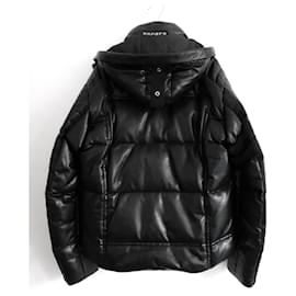 Bogner-Bogner x Goan Thylmann Faux Leather Puffer Jacket-Black