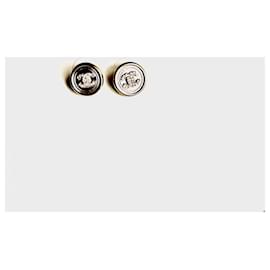 Chanel-CHANEL EAR CHIP WITH STRASS SIGNS-Golden