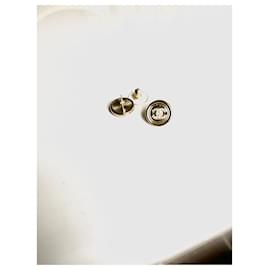 Chanel-CHANEL EAR CHIP WITH STRASS SIGNS-Golden