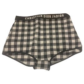 Christian Dior Costumi da bagno Nero Bianco