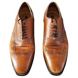 Santoni-Lace ups-Brown