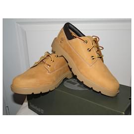 Timberland-Chaussures à lacets TIMBERLAND Oxford basses-Caramel