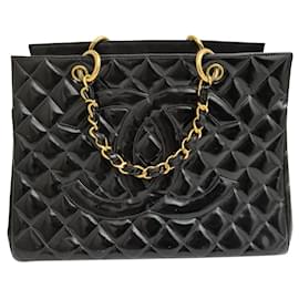 Chanel-Bolsa de corrente matelasse acolchoada CC-Preto