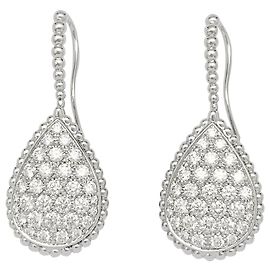 Pendientes Boucheron "Serpiente Bohème" en oro blanco, diamantes Otro