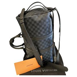 Louis Vuitton Keepall A Dos Damier Cobalt Brown