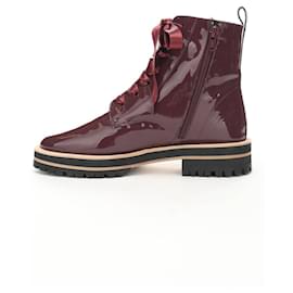 Repetto-Ankle Boots-Dark red