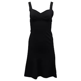 Moschino-Mini vestido sem mangas Moschino em triacetato preto-Preto