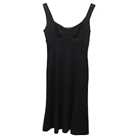 Moschino-Moschino Sleeveless Mini Dress in Black Triacetate-Black
