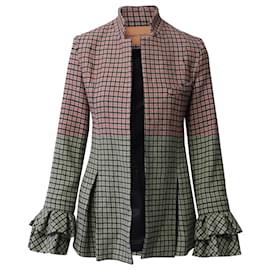 Autre Marque- Maggie Marilyn Checked Print Joy Blazer in Multicolor Wool -Other
