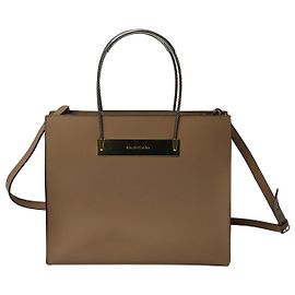 Balenciaga Cable Shopper Tasche aus Nude Leder Fleisch