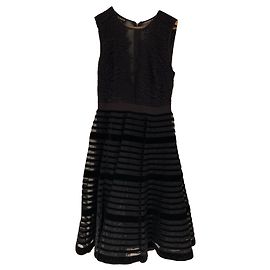 Autre Marque Robe en coton noir Noir