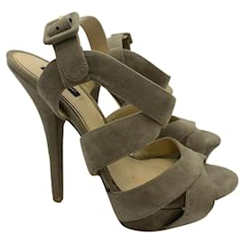 Dolce & Gabbana-Dolce & Gabbana "Vita" Sandals in taupe-Taupe