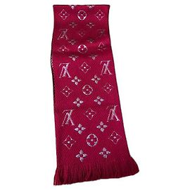 Louis Vuitton Logomania Wollschal Rot Rot