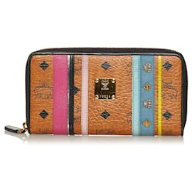 MCM Multi Visetos Leather Wallet Multiple colors
