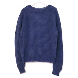 Suéter de mohair azul de Masscob Azul