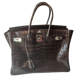 Bolso Hermès Marrón Castaño